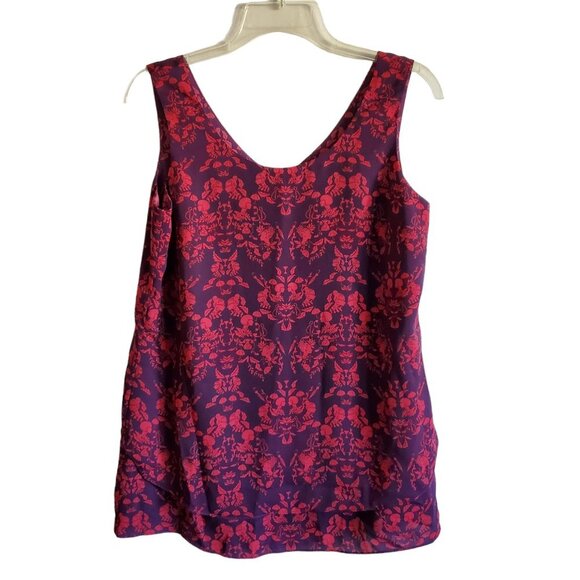 CAbi 3258 Cameo Sleeveless Tank Raspberry & Plum Small - Picture 3 of 15